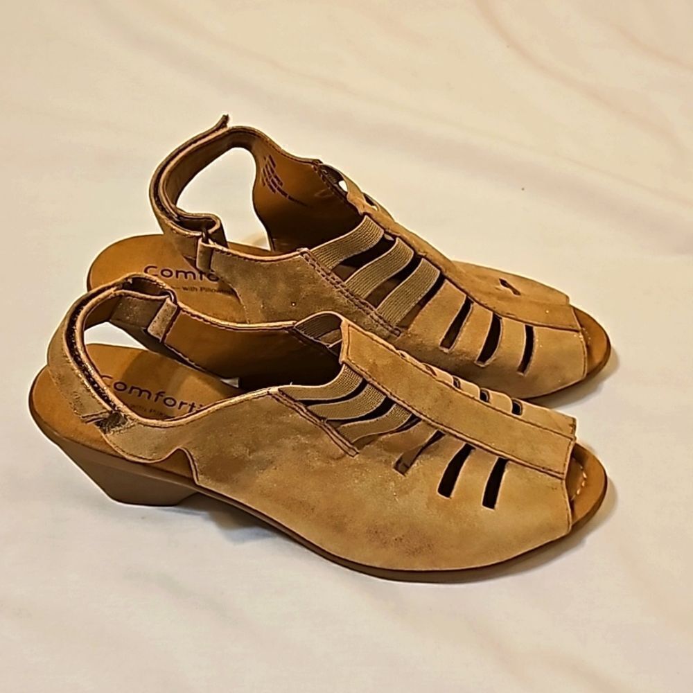Comfort Gold Wedges 7.5‎